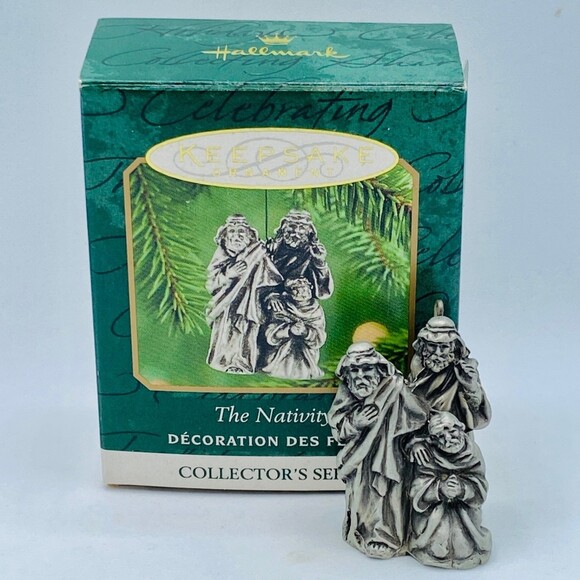 Hallmark Keepsake Miniature Ornament The Nativity Series 3 Dated 2000 with Box - Picture 1 of 6